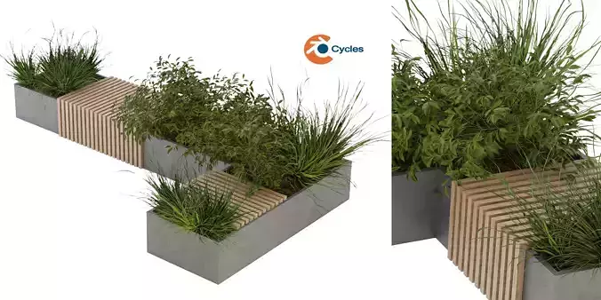 Collection plant vol 224 - blender model 