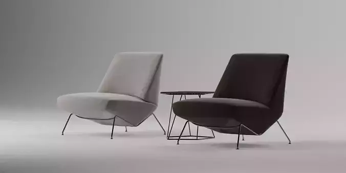 Bonaldo Sleek Armcair  Bonaldo coffe table 