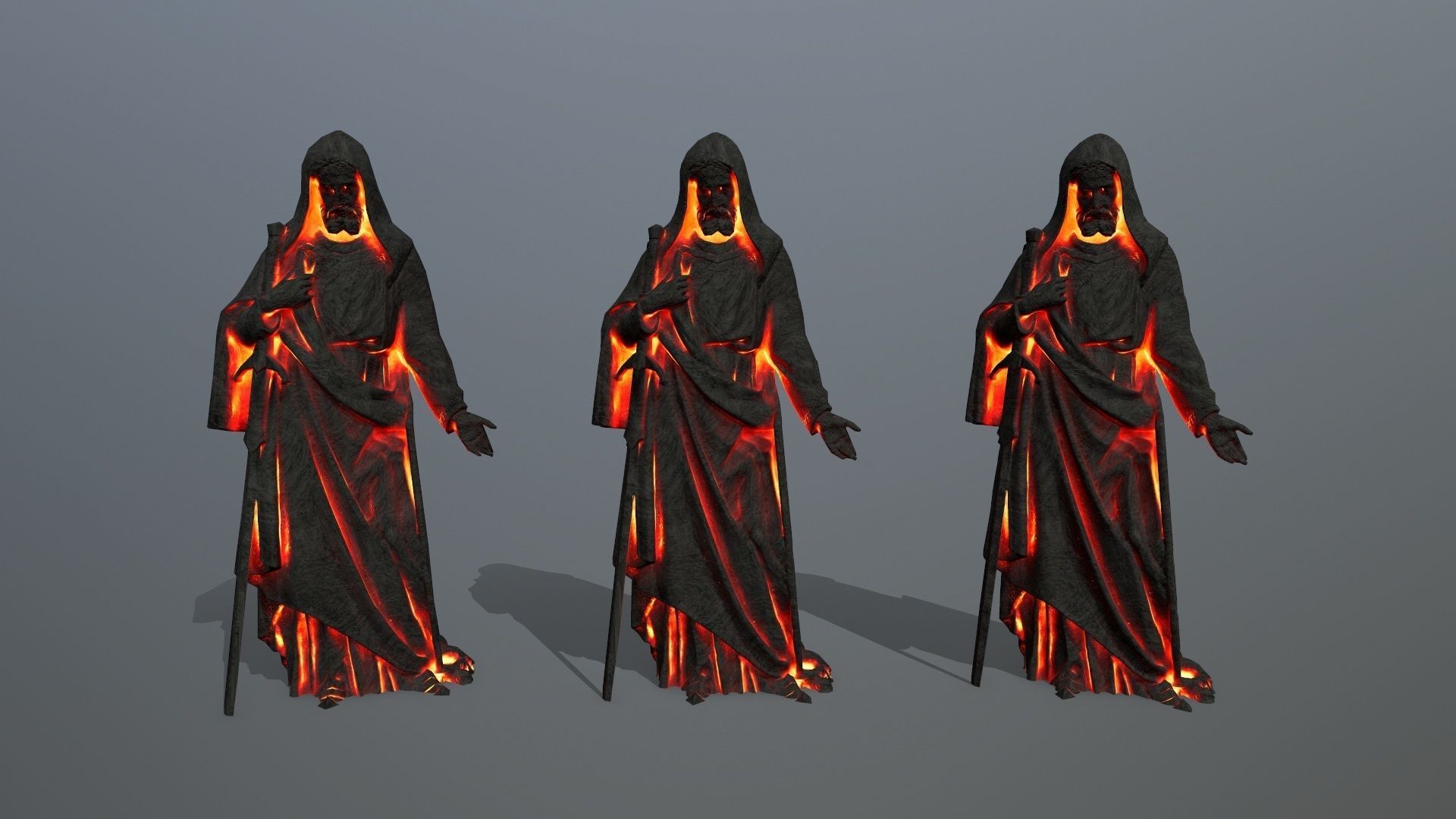 statue    Low-poly 3D model_9