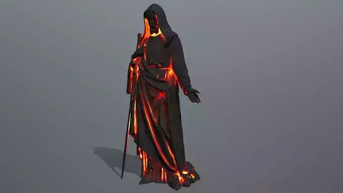 statue    Low-poly 3D model