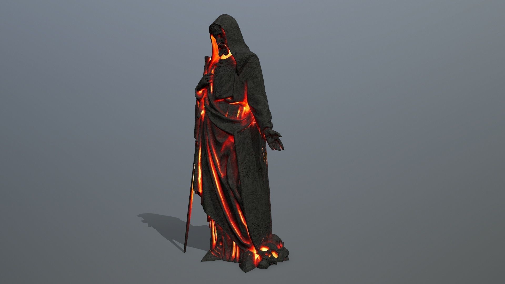 statue    Low-poly 3D model_7