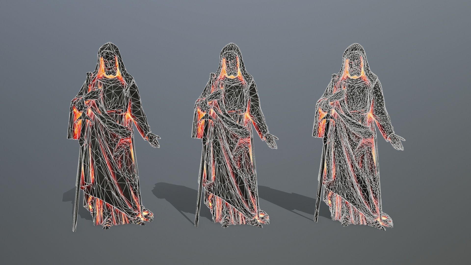 statue    Low-poly 3D model_10