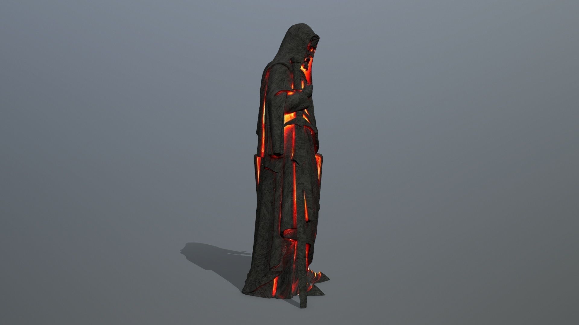 statue    Low-poly 3D model_3