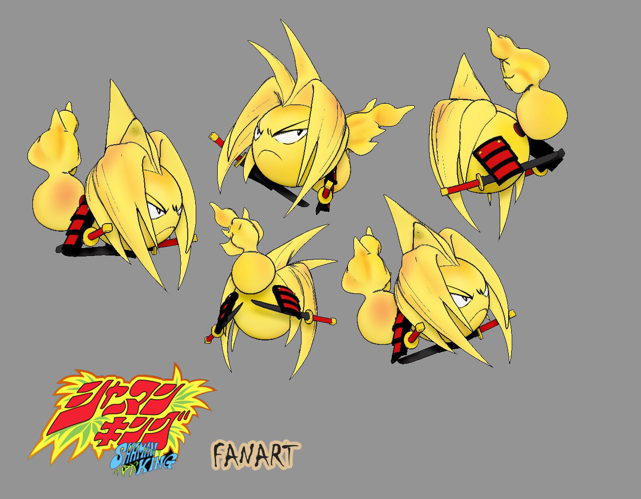 AMIDAMARU SOUL - Shaman King FanArt 3D print model_2