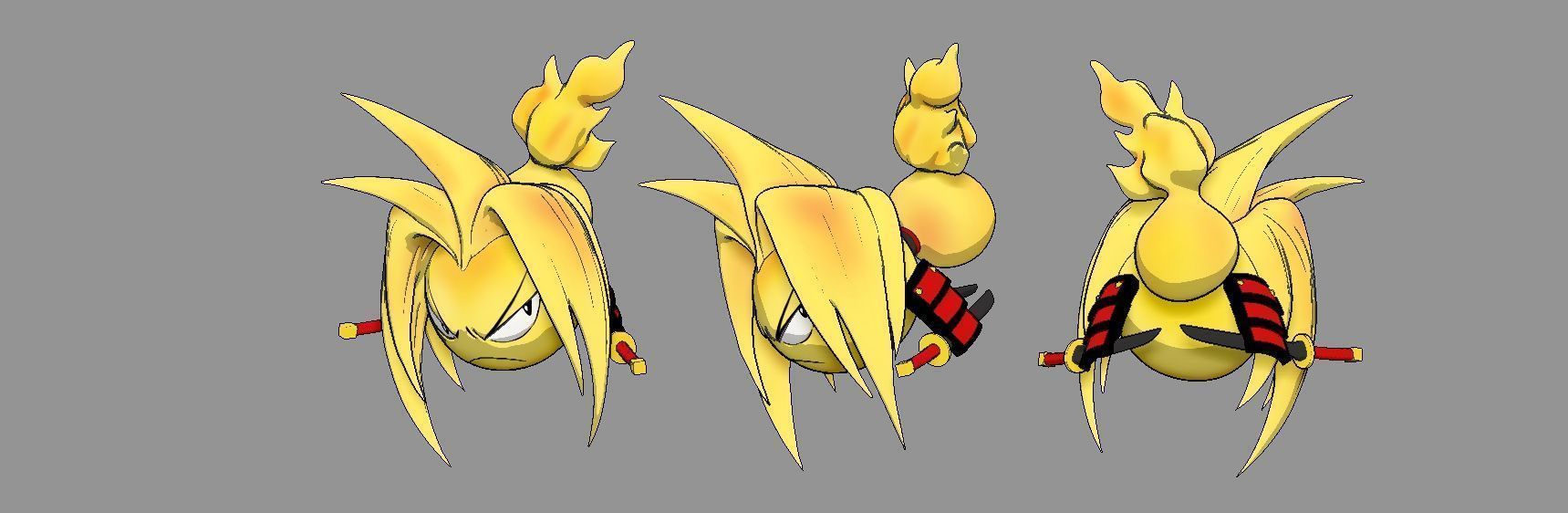 AMIDAMARU SOUL - Shaman King FanArt 3D print model_4