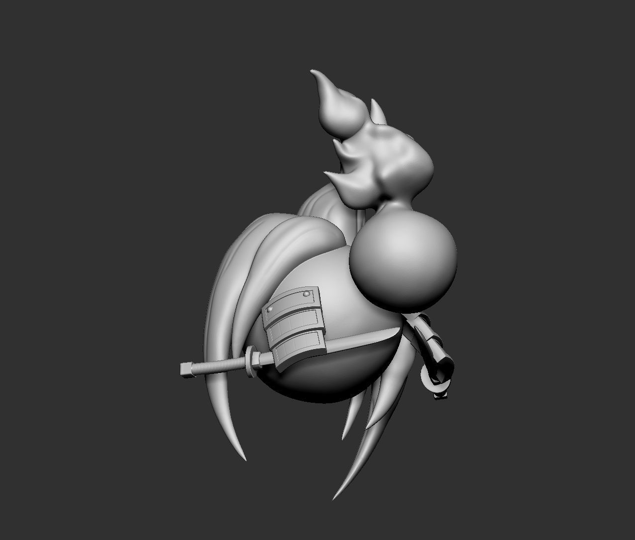 AMIDAMARU SOUL - Shaman King FanArt 3D print model_6