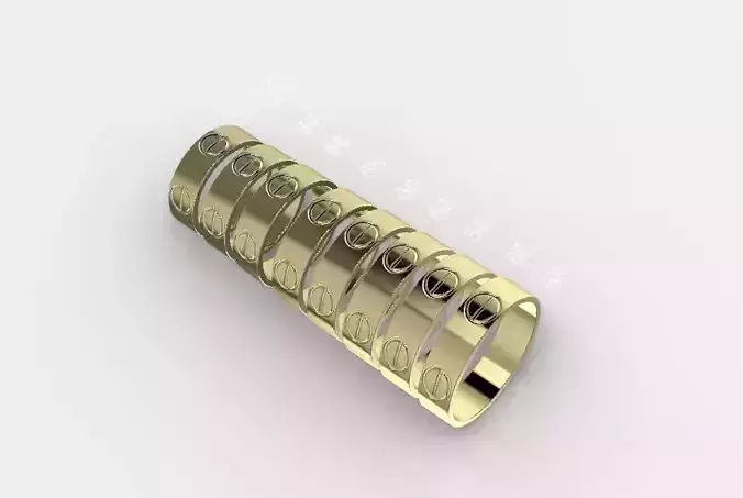 dior love ring 3d model ready to print  3D print model