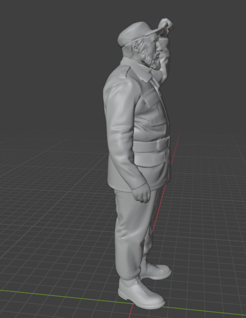 Fidel Castro 3D print model_5