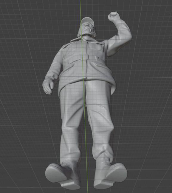 Fidel Castro 3D print model_23