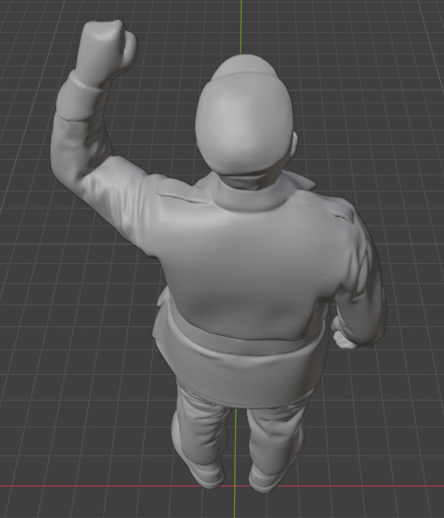 Fidel Castro 3D print model_11