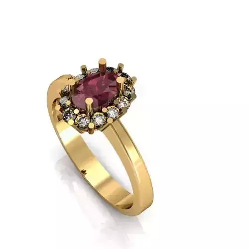 ruby daimond ring