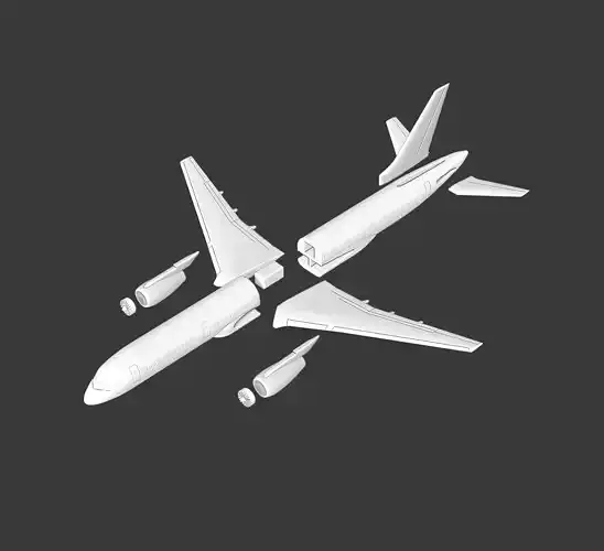 Boeing 757-200 3D print model