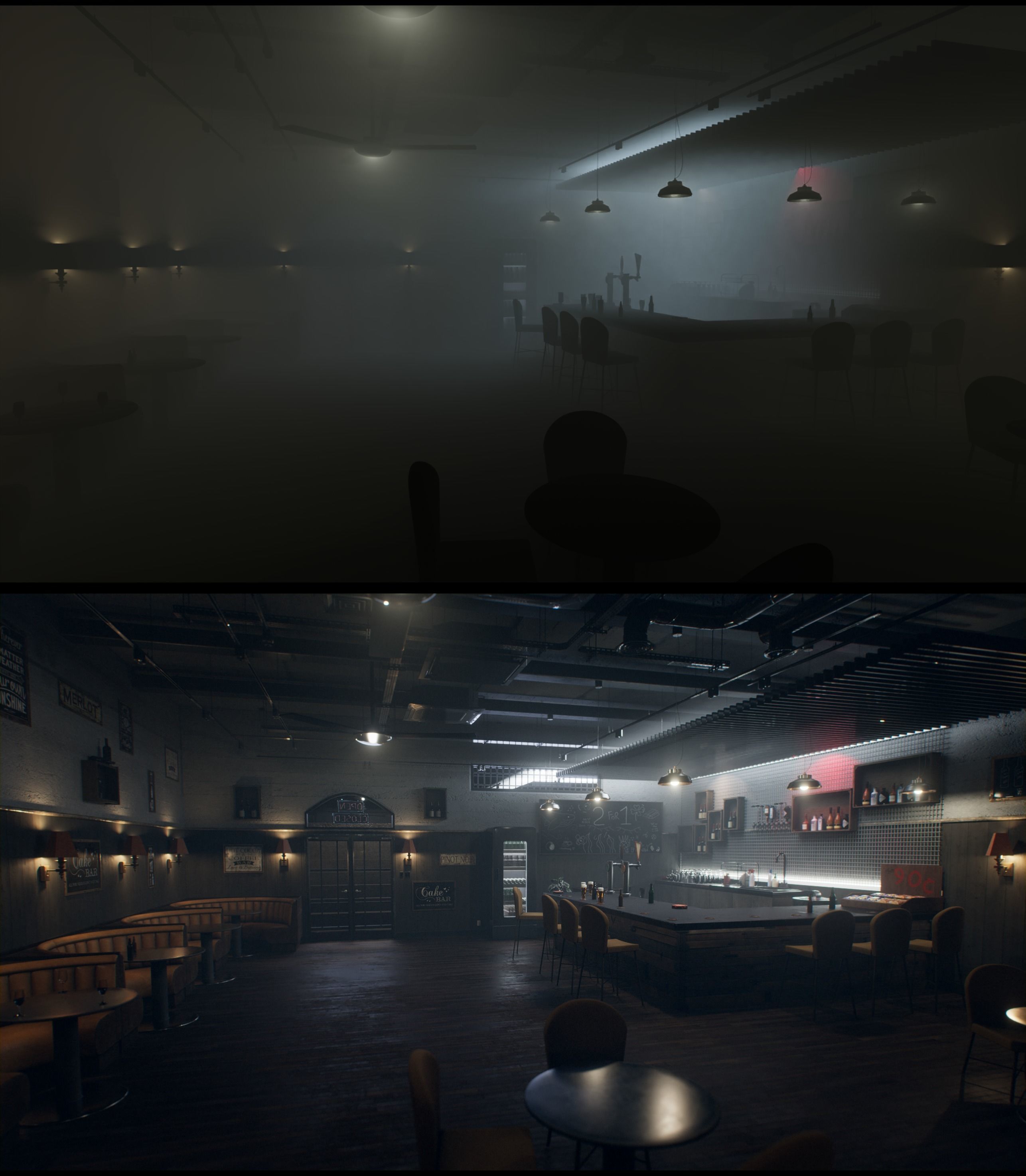 Dive Bar Environment 3D model_2