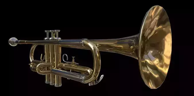 Trumpet realistic high resolution