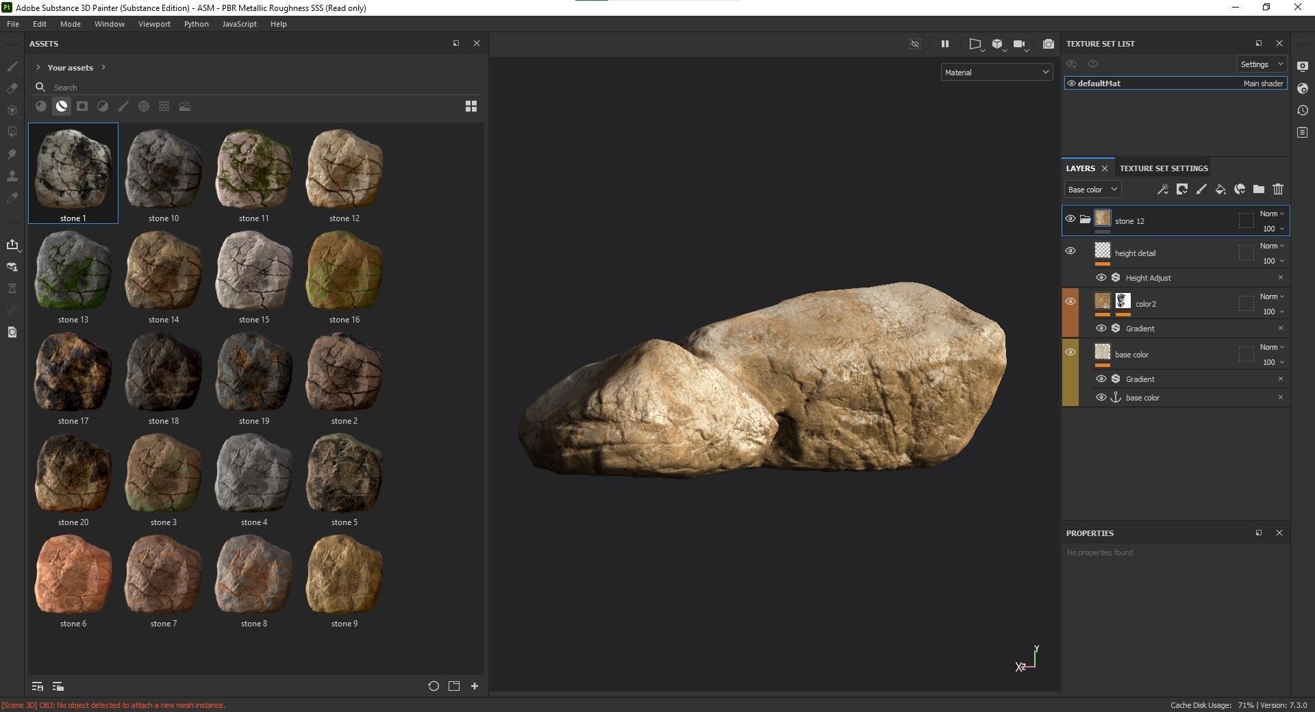 Stone and Rock smart material bundle Texture_3