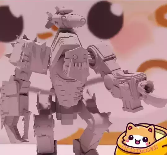 HAPPY ORK MECH 3D print model