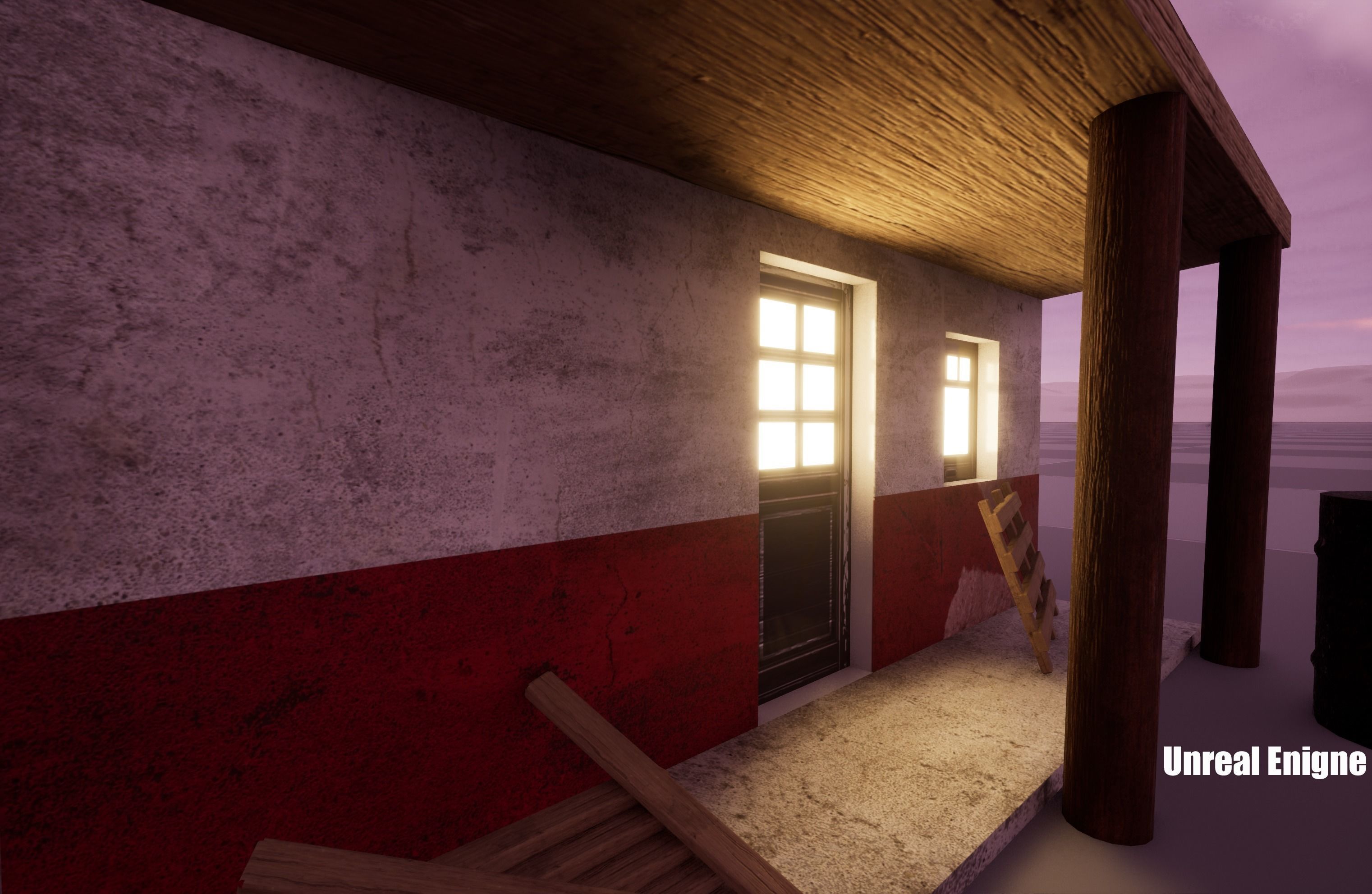 Game Ready Small House 02 Low-poly 3D model_10