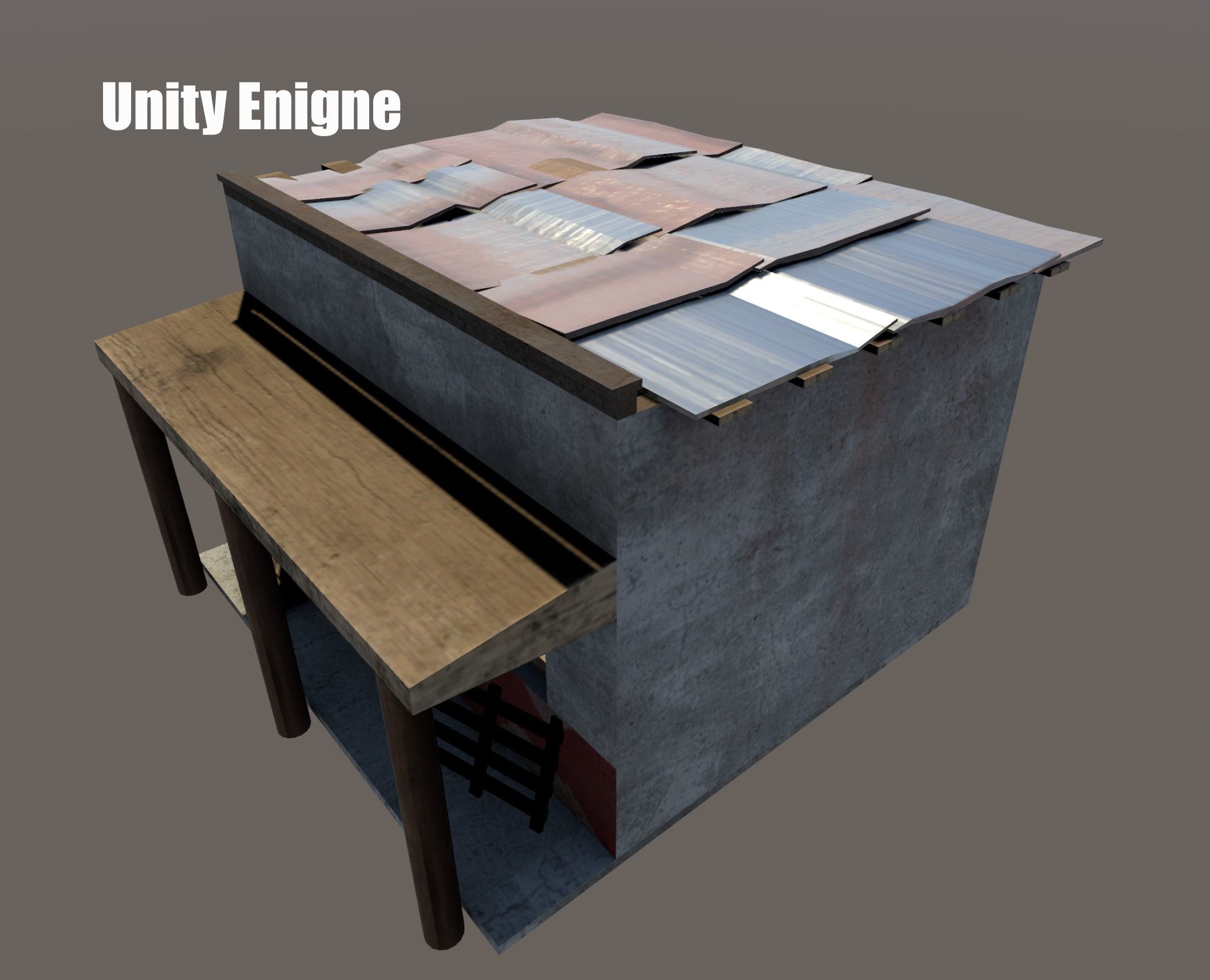 Game Ready Small House 02 Low-poly 3D model_20