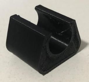 chair snap on glides with screw hole 15 mm ask for other diam 3D print model_3