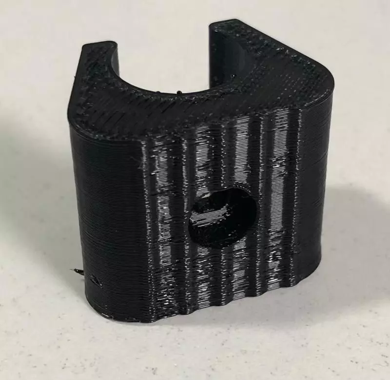 chair snap on glides with screw hole 15 mm ask for other diam 3D print model_0