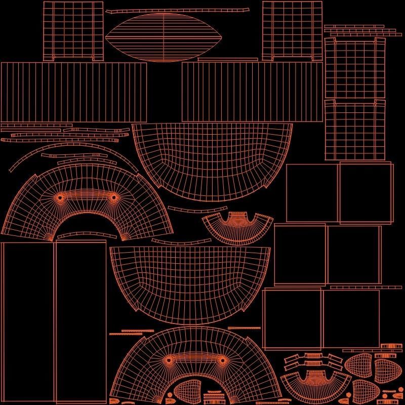 Pig Toy Box for Playing Equipments Child Room Leather Edition 3D model_21