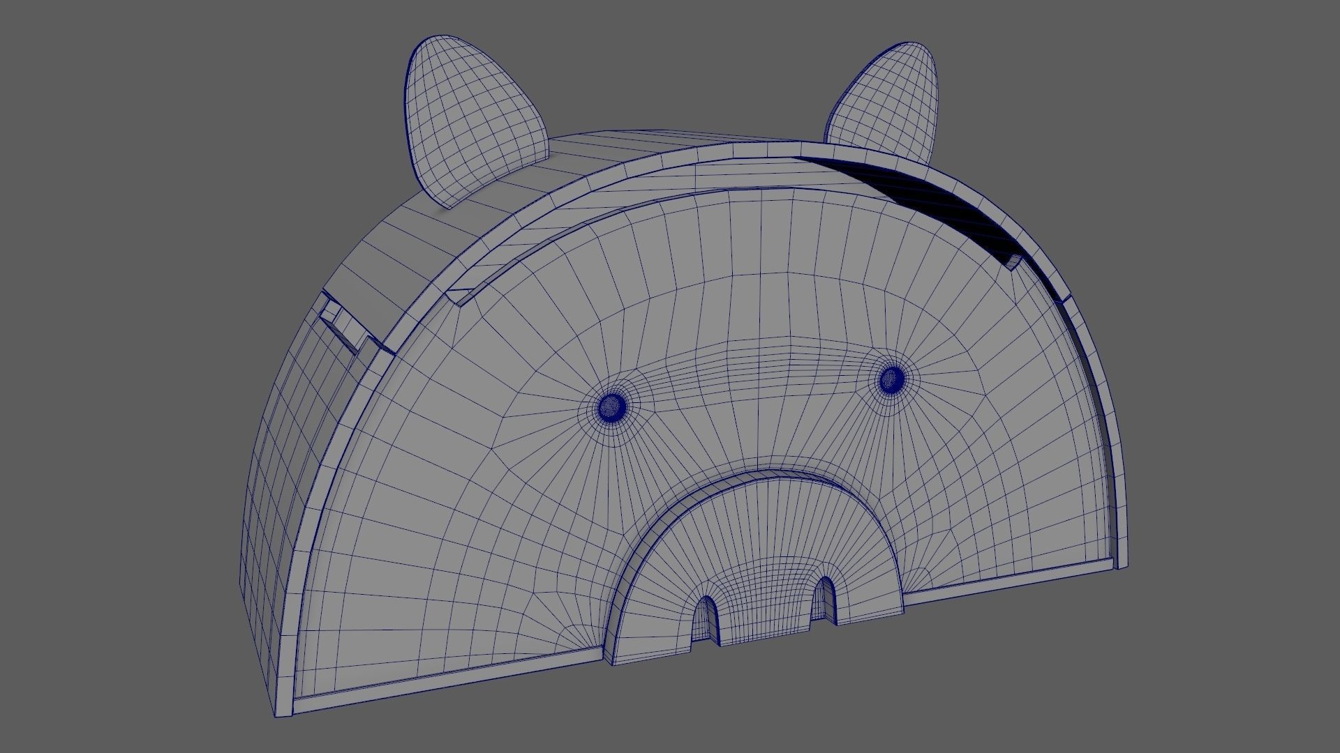 Pig Toy Box for Playing Equipments Child Room Leather Edition 3D model_9