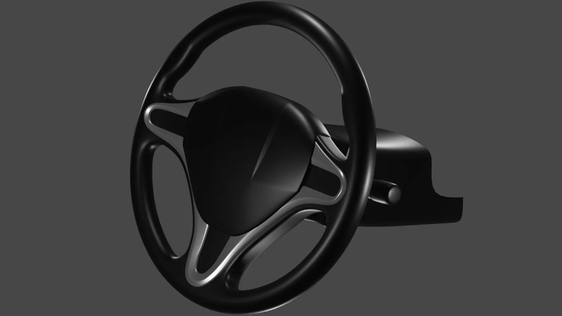 Car Steering Model 3D model_0