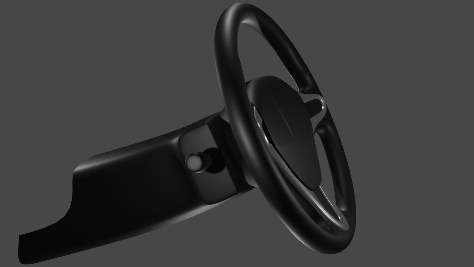 Car Steering Model 3D model_3