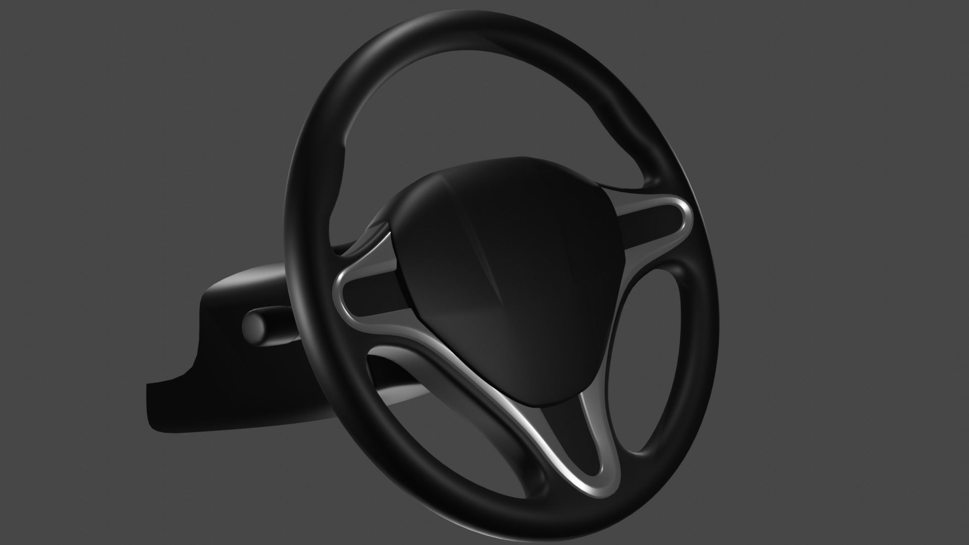 Car Steering Model 3D model_2