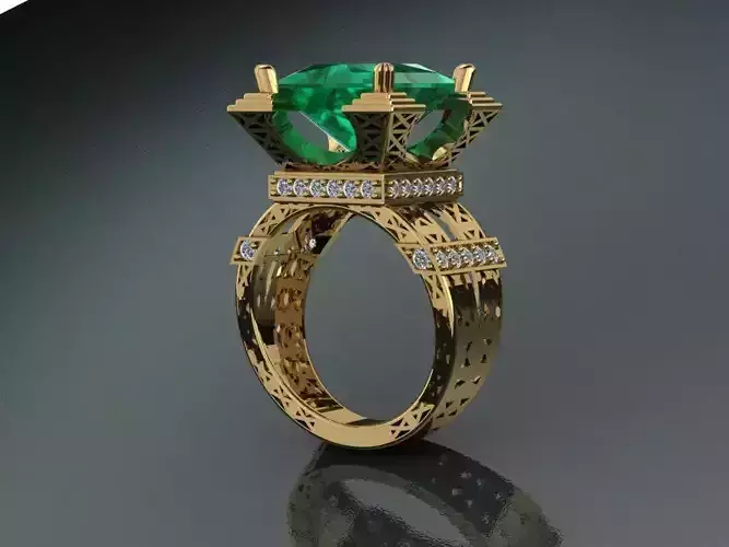 Eiffel Ring man woman Jewelry