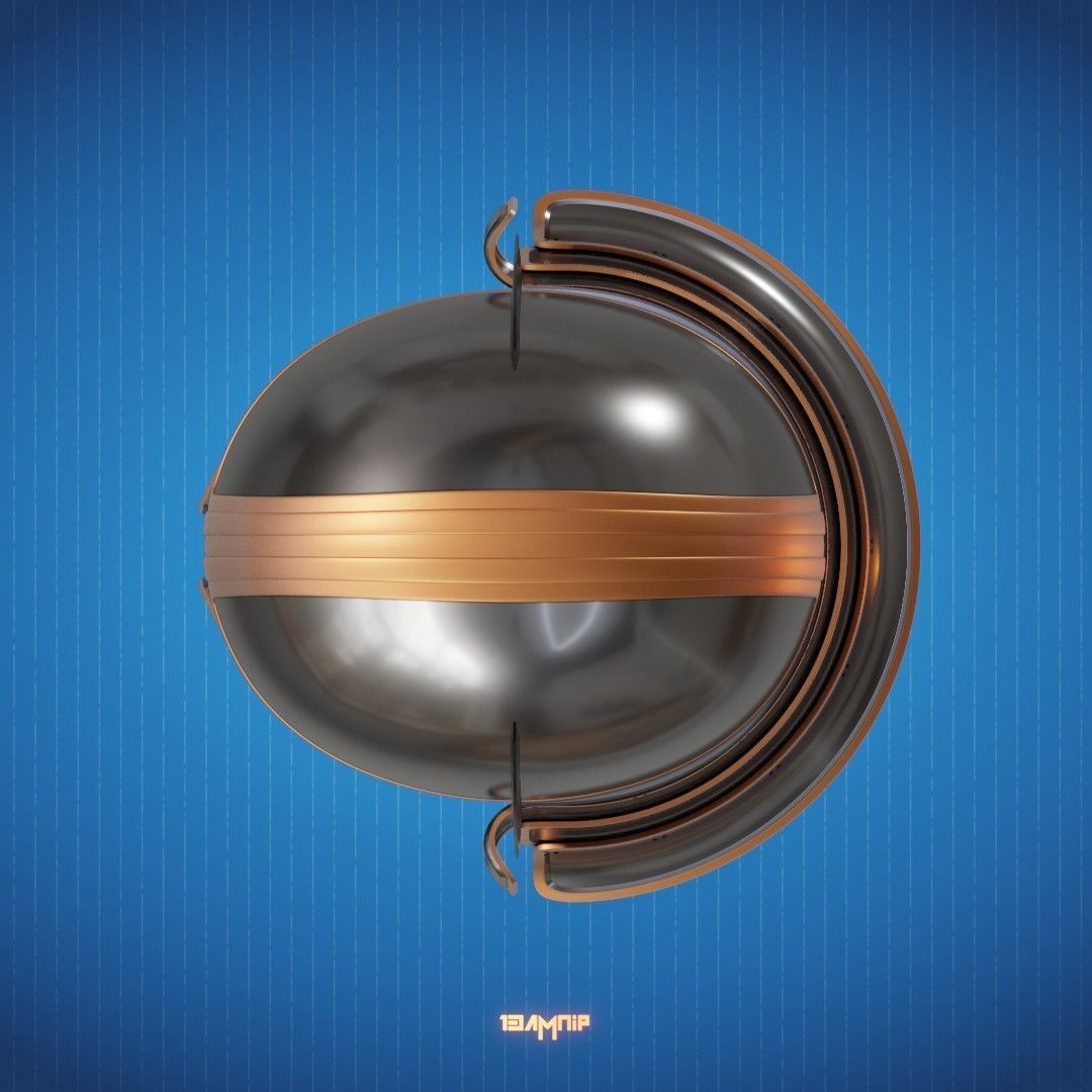 Samurai Mandalorian Helmet 3D print model_14