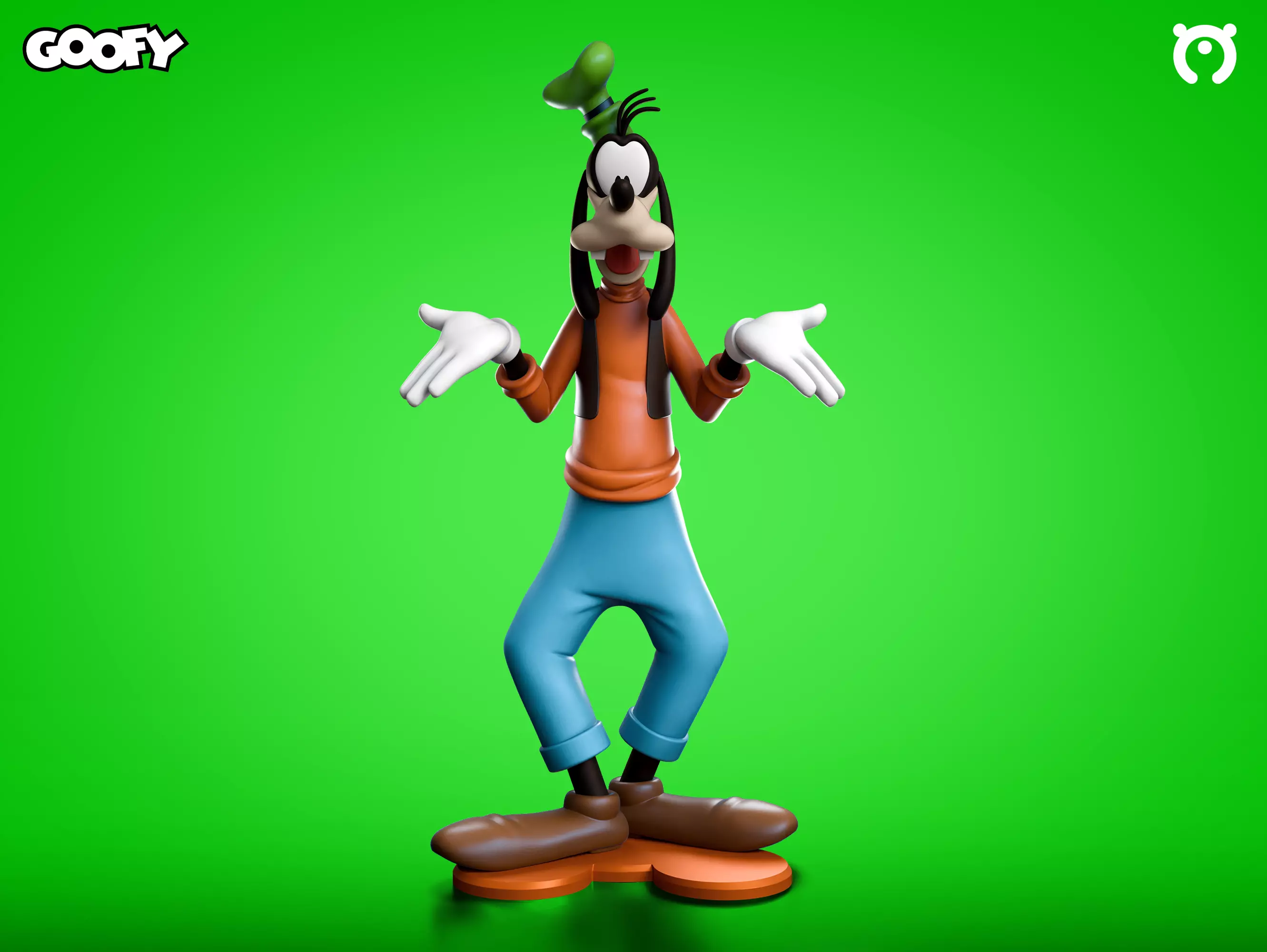 Goofy 3D print model_0