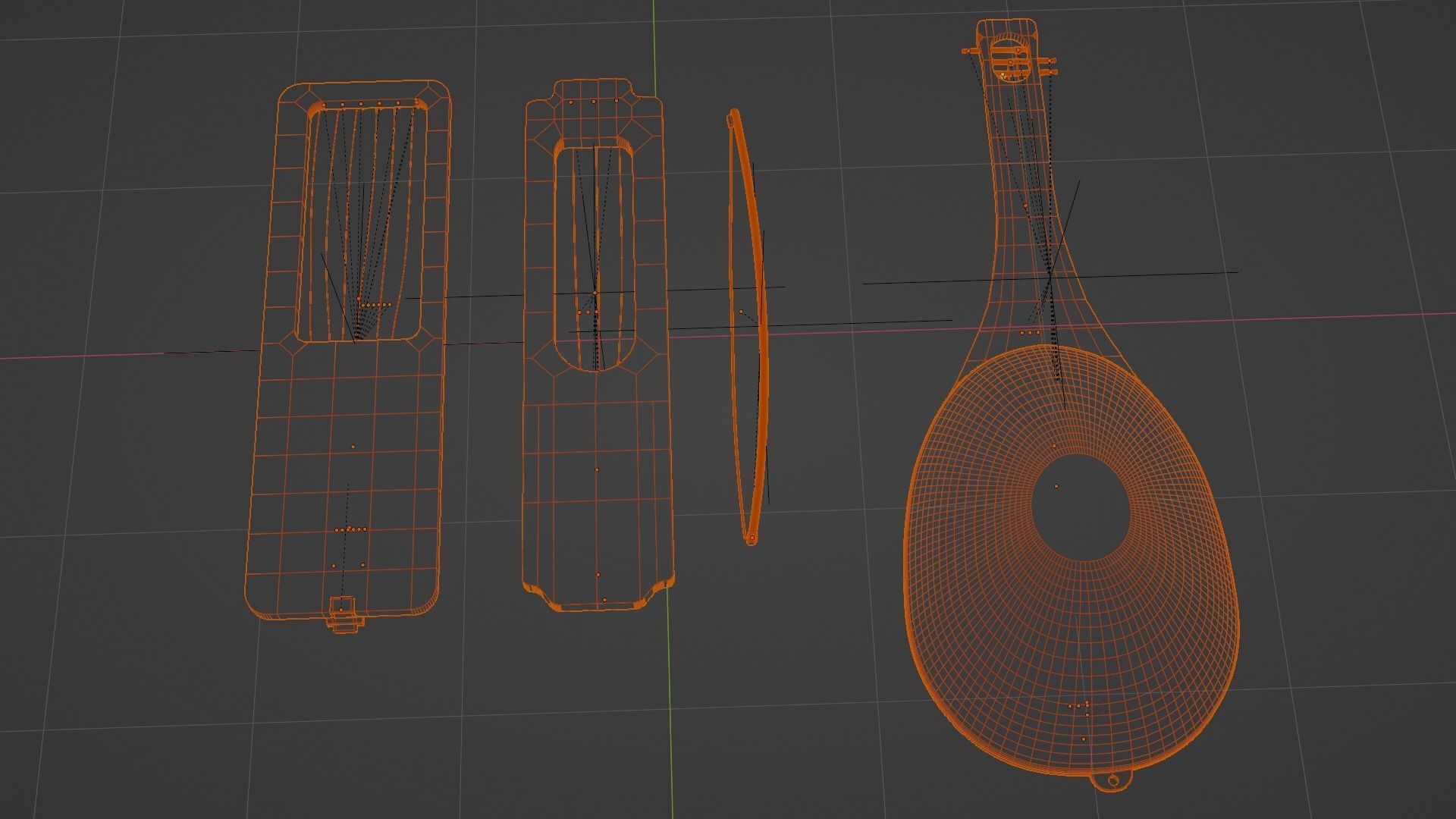Viking String Instruments 3D model | CGTrader