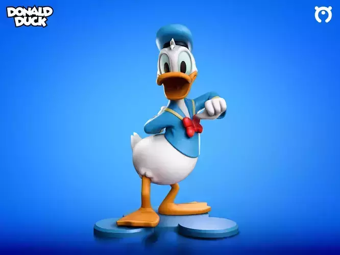 Donald Duck 3D print model