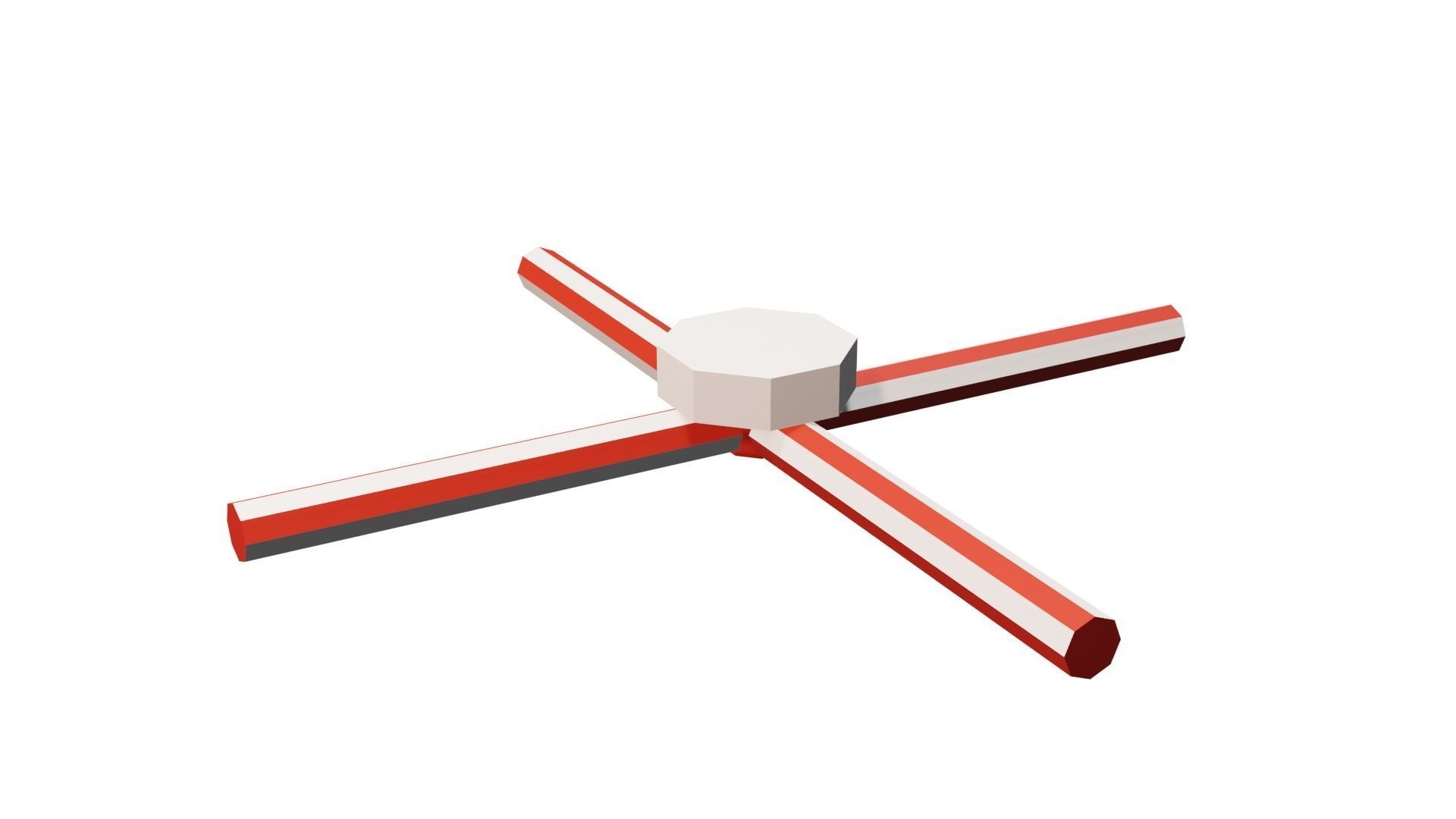 3D Lowpoly Game Obstacles Set Low-poly 3D model_9