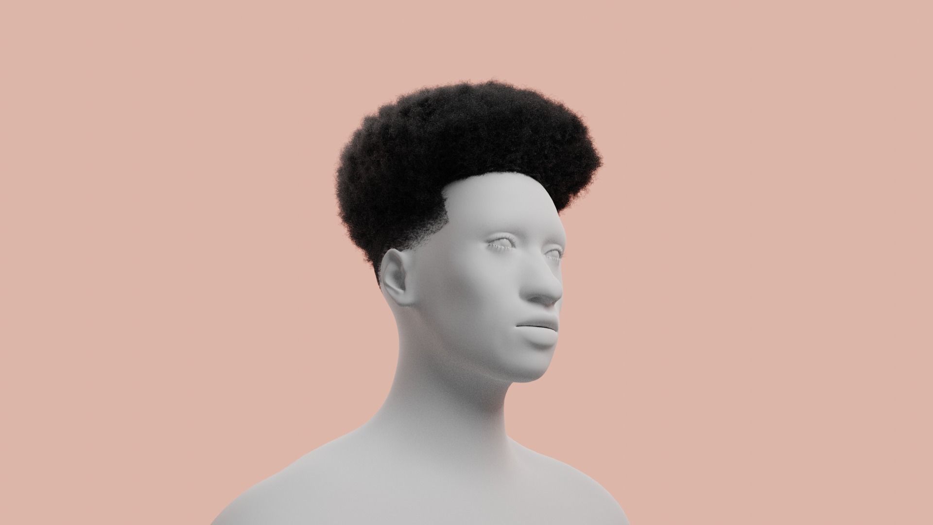 Taper Afro III 3D model_6