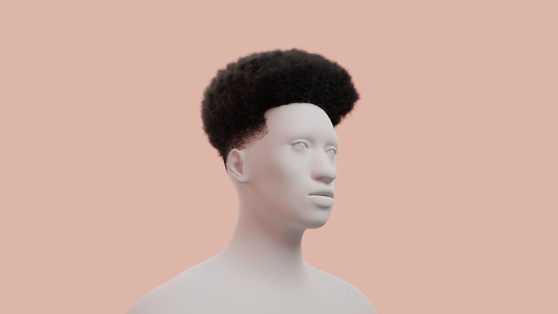 Taper Afro III 3D model_2