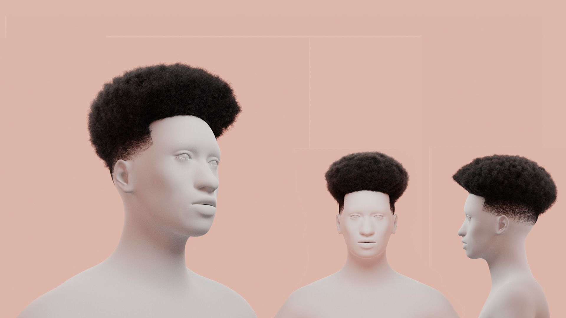 Taper Afro III 3D model_18