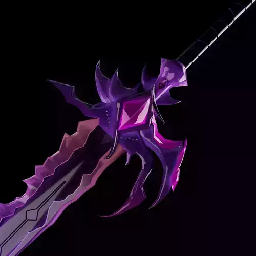 sword of darkness Low-poly 3D model
