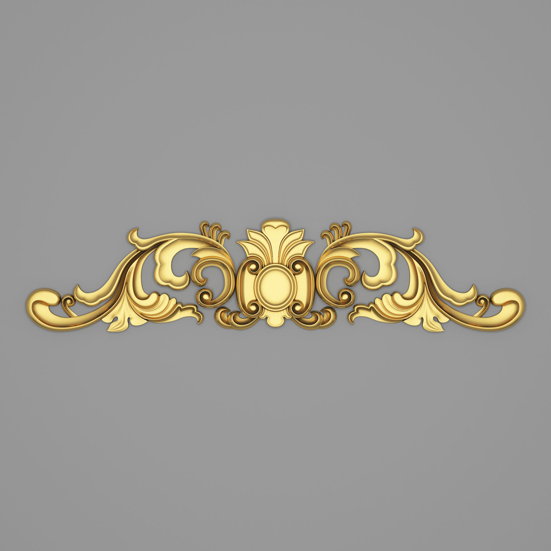 Classic Carved 017 3D model_1