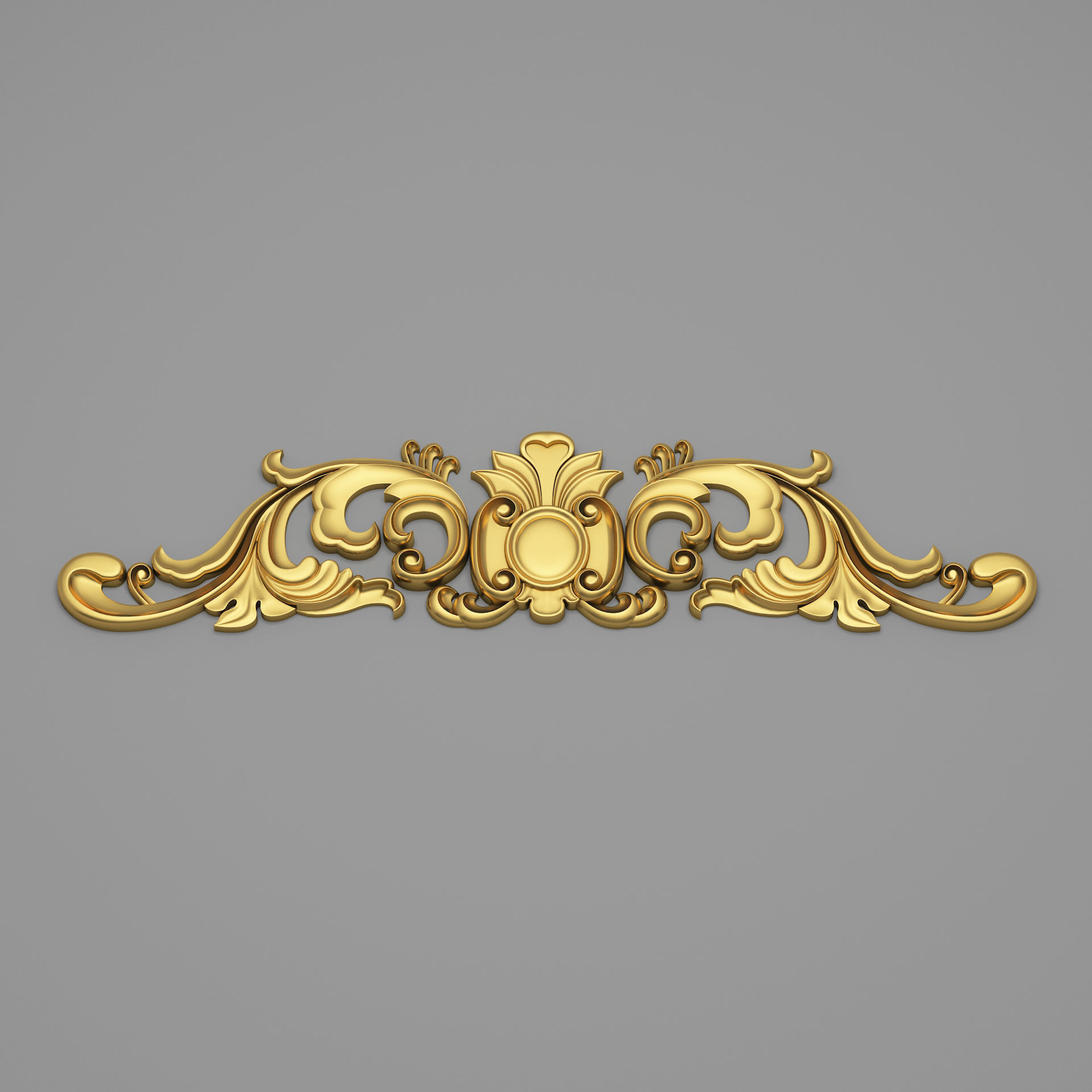 Classic Carved 017 3D model_2