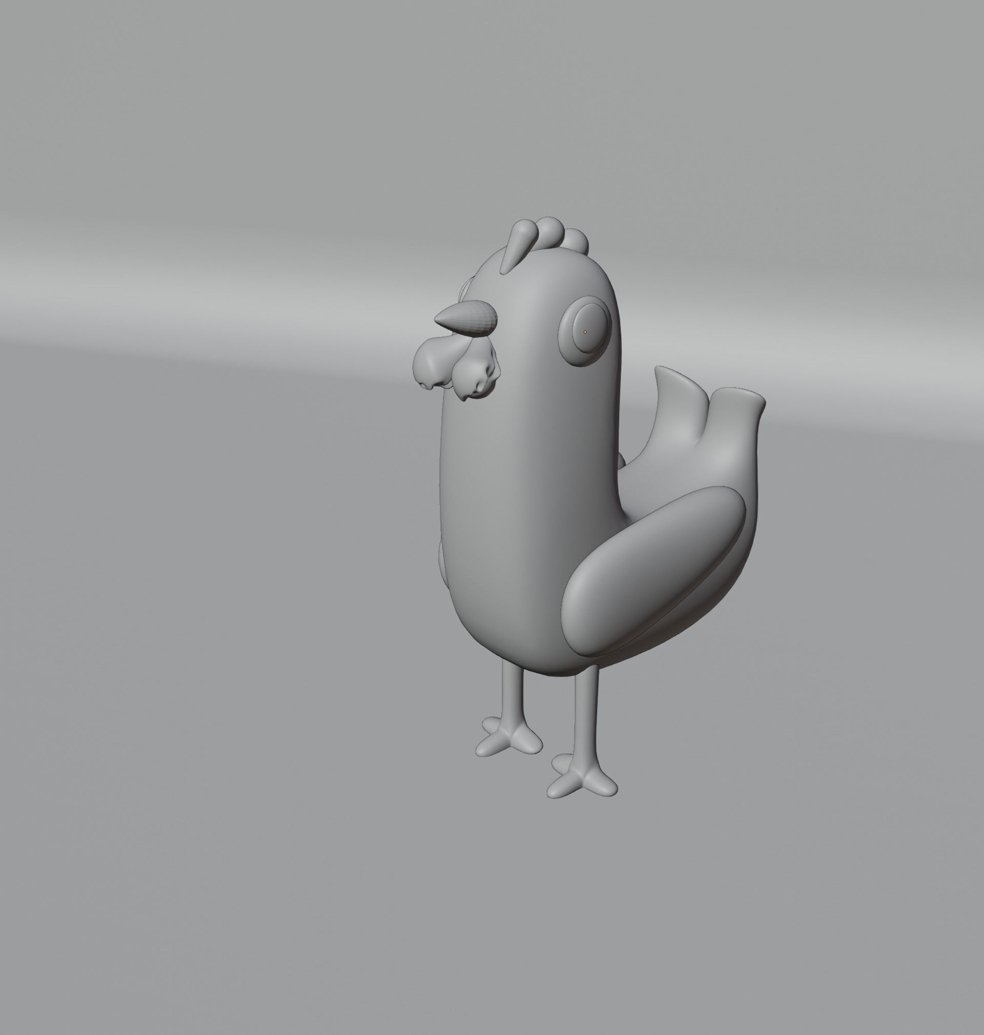 3D Cute Chicken Model - 3D Model For Cartoons - Chicken Model 3D 3D model_3