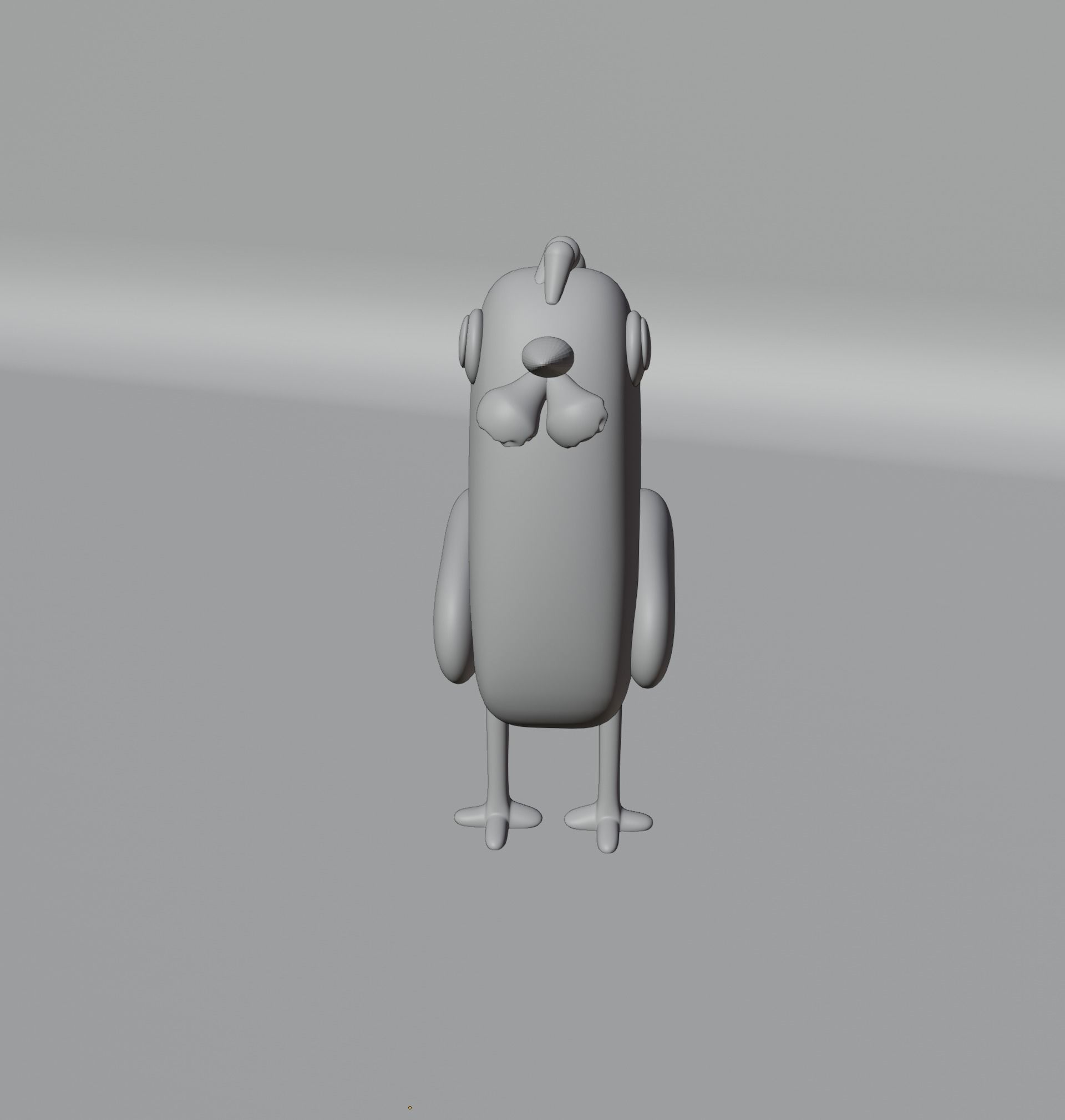 3D Cute Chicken Model - 3D Model For Cartoons - Chicken Model 3D 3D model_2