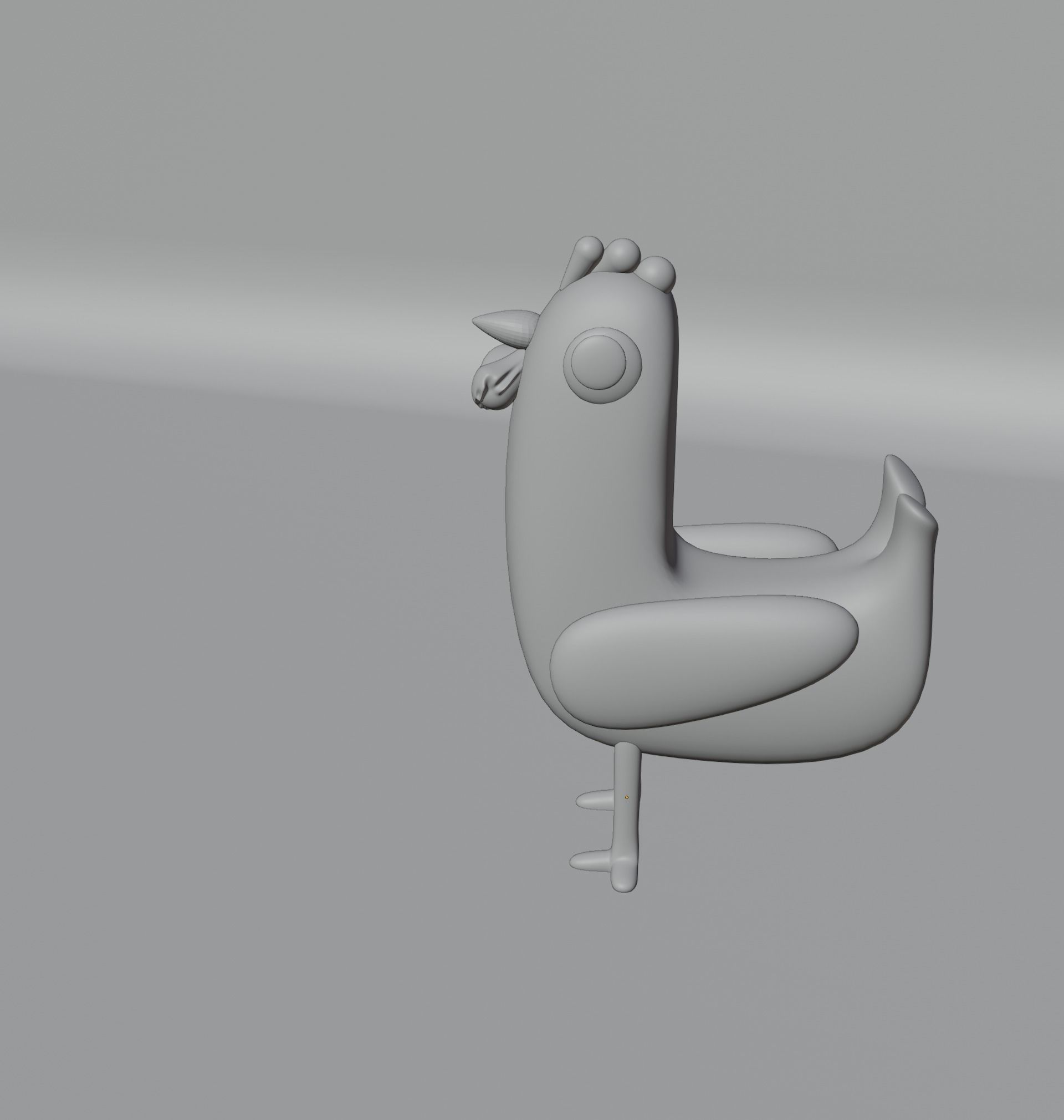 3D Cute Chicken Model - 3D Model For Cartoons - Chicken Model 3D 3D model_5