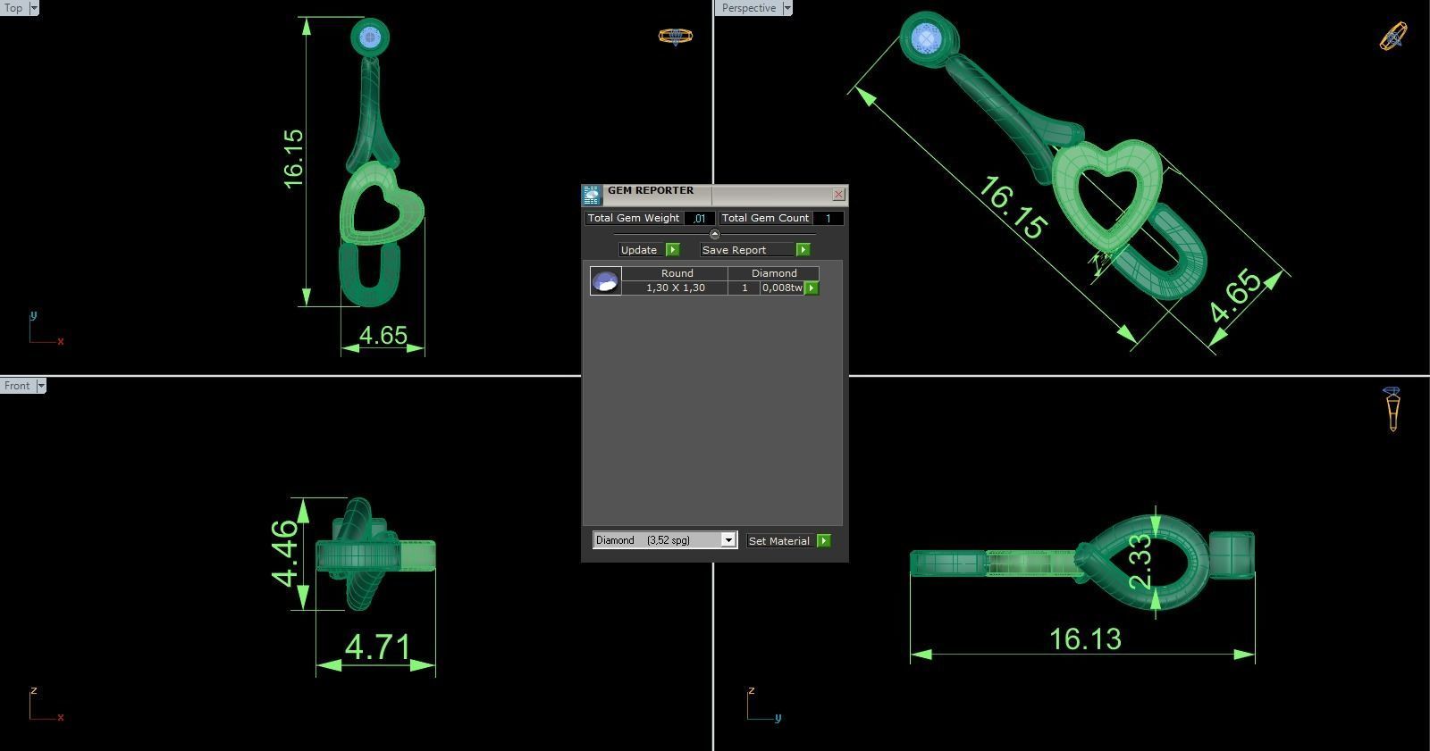 Pendant 578 3D print model_6