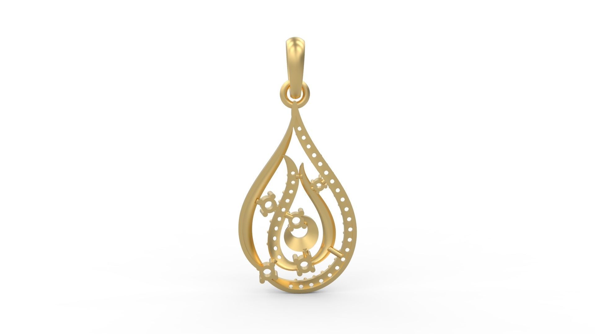 Pendant 568 3D print model_4