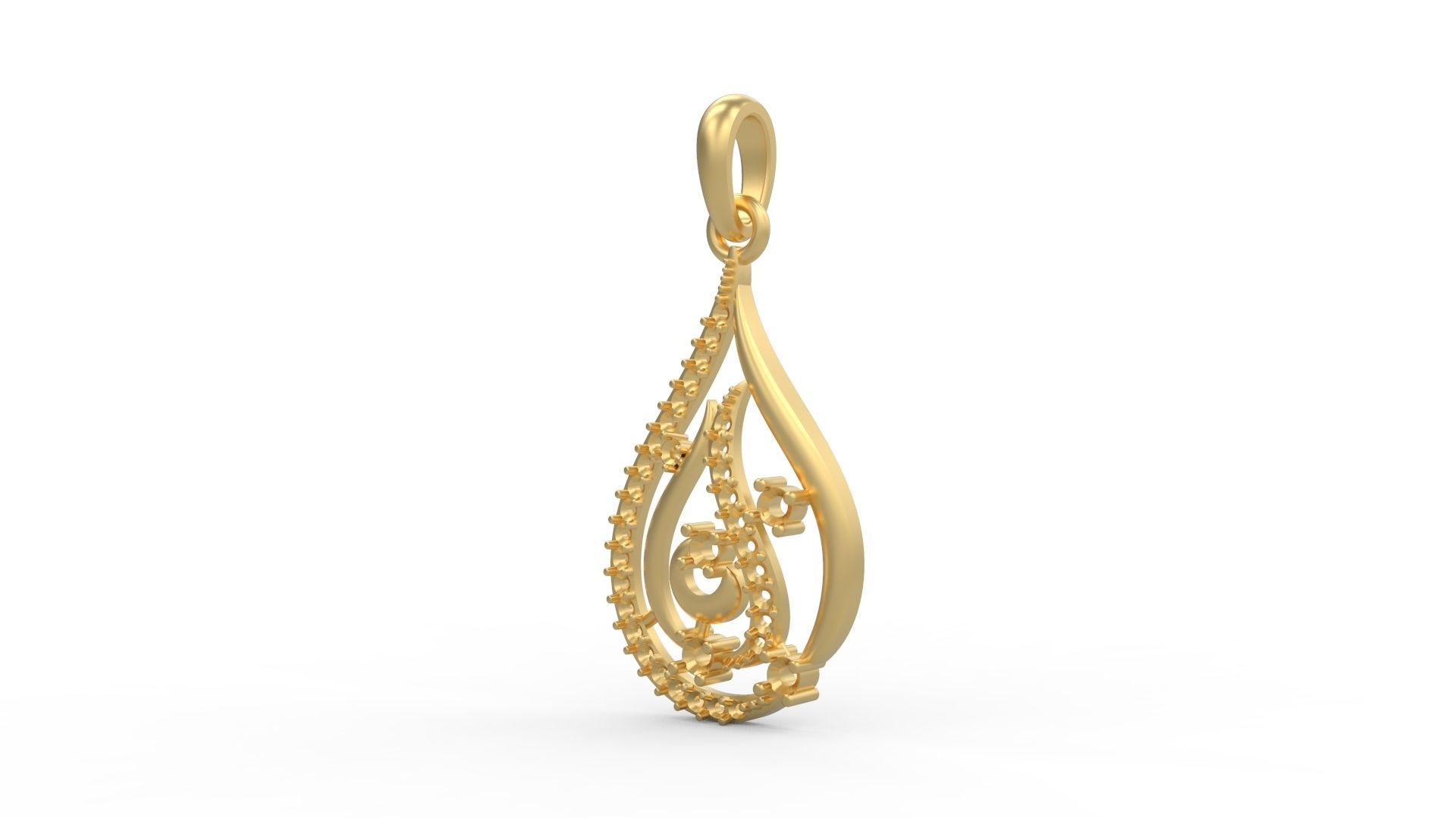 Pendant 568 3D print model_1