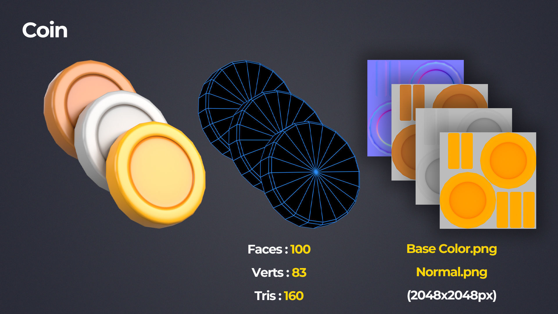 Money Pack Low-poly 3D model_7