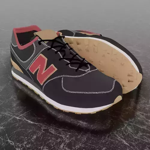 NEW BALANCE 3D SHOES - RED - BROWN - BLACK