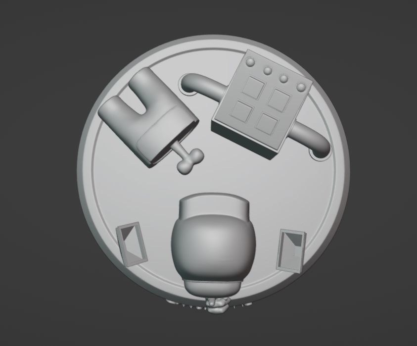 Among Us  scene 3D print model_1